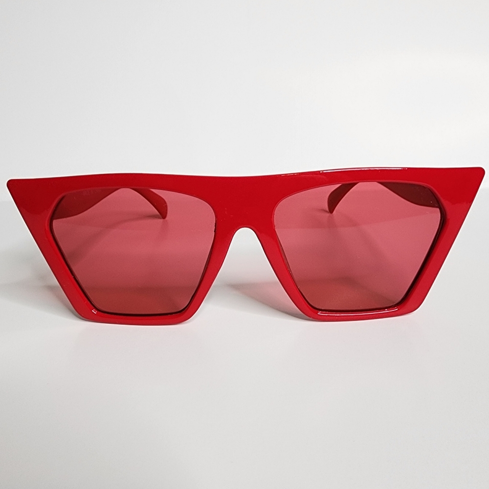 Red Tinted Sunglasses